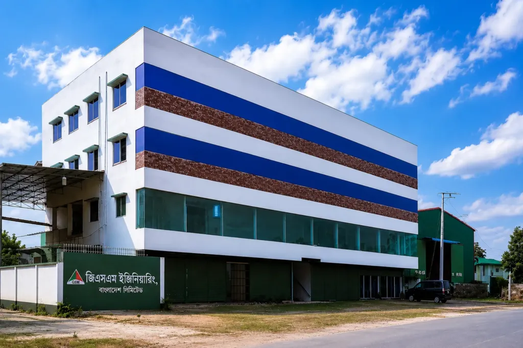 GSM Engineering head office and factory building in Kushtia