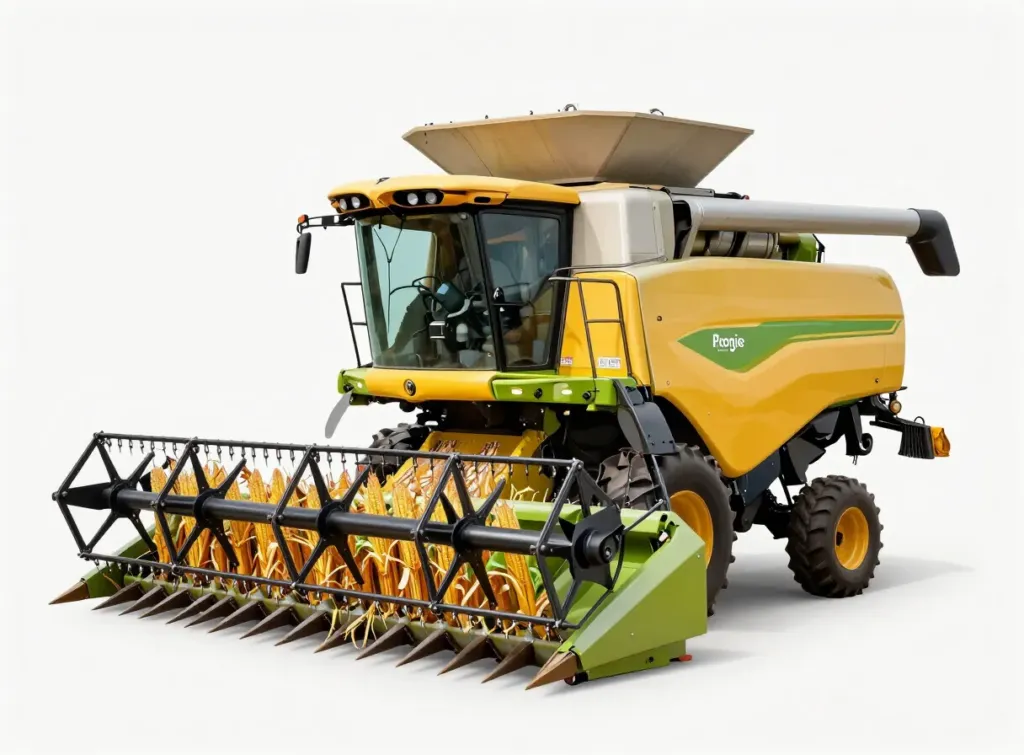 Combine harvester for maize