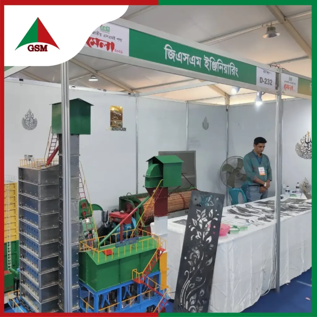 GSM Engineering at an agricultural machinery exhibition